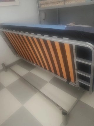 Sofá Cama 140x200 Tela Metal