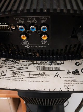 Subwoofer Bose Nero