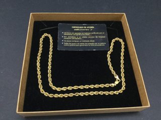 E741042-0 CADENA ORO 18K 30CM
