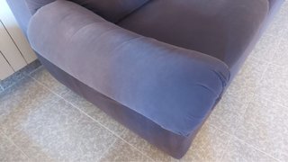 Sofá Cama azul marino 3 Plazas microfibras