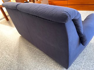 Sofá Cama azul marino 3 Plazas microfibras