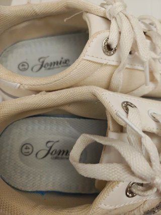 Scarpe donna bianche e argento taglia 41
