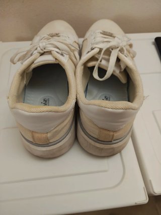 Scarpe donna bianche e argento taglia 41