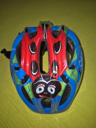 Casco bici infantil azul Talla S 46-52 cm