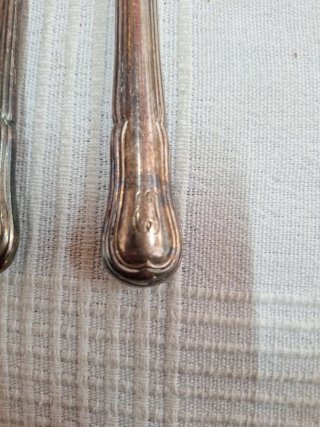 Set de 3 antiguos Tenedores de Plata