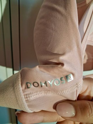 Reggiseno sportivo Domyos rosa