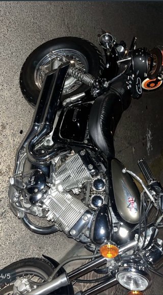 Yamaha Virago 535 Negra/Dorada