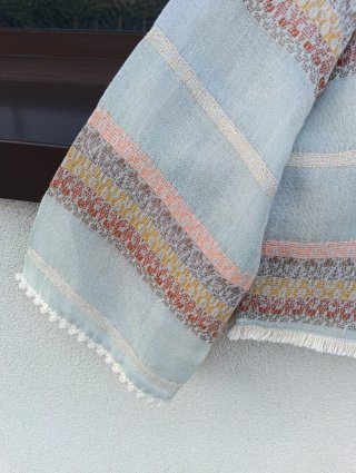 Chaqueta Zara multicolor lino talla S