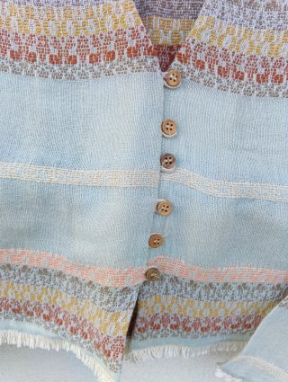 Chaqueta Zara multicolor lino talla S
