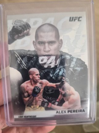 Alex Pereira UFC Topps Chrome