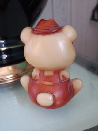 Oso de goma vintage vaquero
