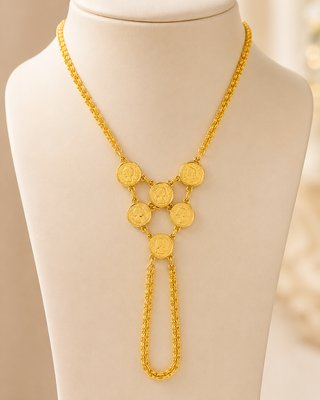 Pulsera monedas Oro 18kl  SEV-TRA2395