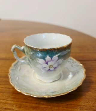 Juego Café Porcelana Silesia Antiguo