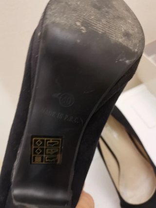 Scarpe eleganti nere tacco 40