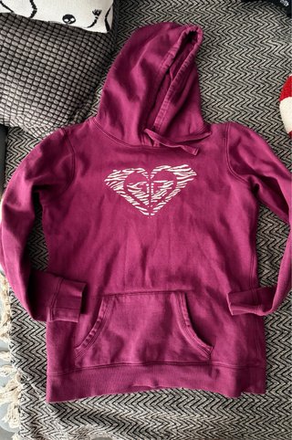 Sudadera Roxy Morada con Logo