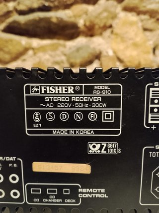 Amplificador / Receptor Fisher  RS-910