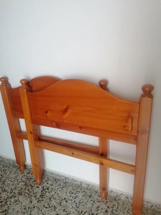 Cabeceros  pino cama de  90cm