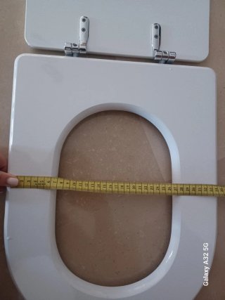 Copriwater bianco in plastica