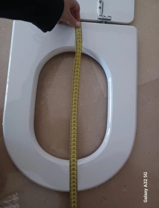 Copriwater bianco in plastica