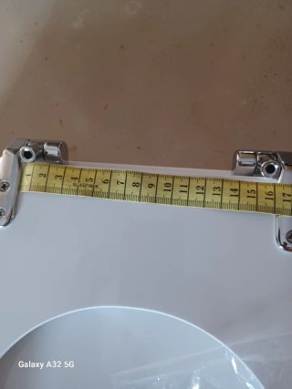 Copriwater bianco in plastica