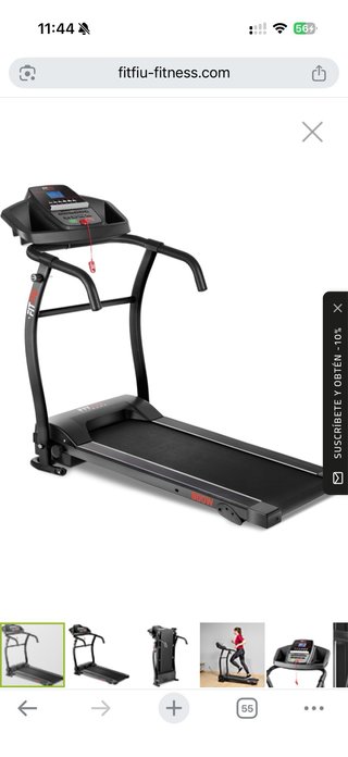Cinta de correr plegable fitfiu 900