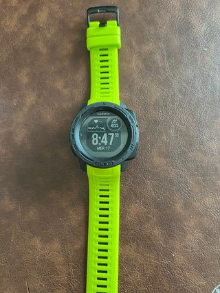 Garmin Instinct Solar Grigio/Giallo