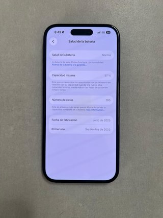 iPhone 16 Negro Mate 128 GB