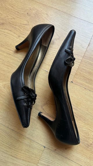 Zapatos de tacón BB negros talla 38