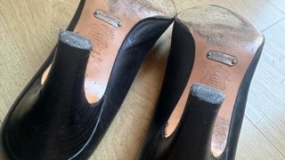 Zapatos de tacón BB negros talla 38