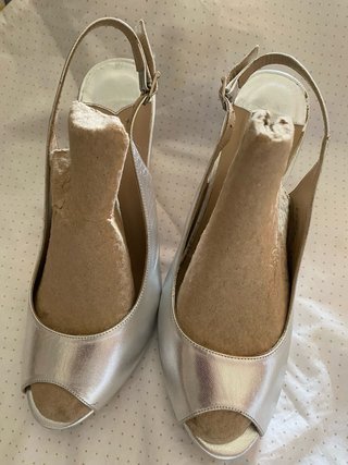 Zapatos de fiesta LODI plateados