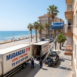 Plataforma de mudanzas cerca