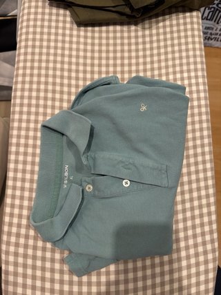 Polo Silbon Talla XL Color Verde Azulado