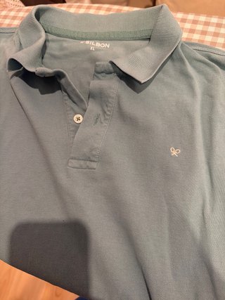 Polo Silbon Talla XL Color Verde Azulado