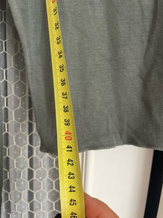 Camiseta Zara gris manga larga