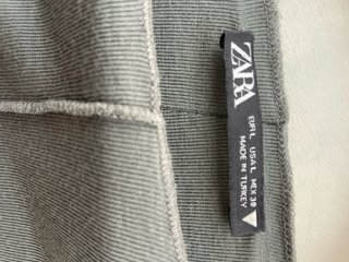 Camiseta Zara gris manga larga