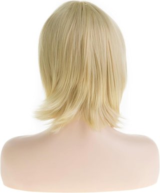 Peluca rubia mujer liso