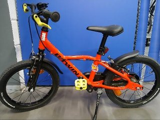 Bicicleta niños 16 pulgadas aluminio Btwin 900 Racing rojo