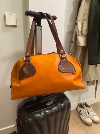 Borsa Prada Arancione e Marrone