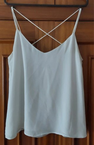Camiseta blanca tirantes cruzados