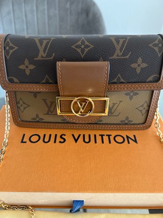 Borsa Louis Vuitton Marrone e Oro
