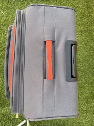 Maleta Grande Nautica Gris y Naranja