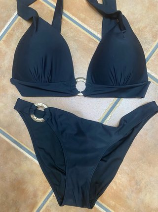 Lote 3 Bikinis Naranja y Rosa y negro