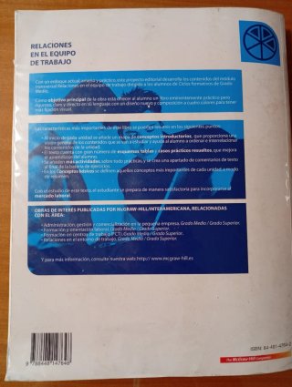 Relaciones en el equipo del trabajo. Grado Medio