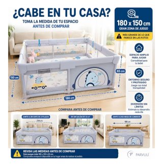 Parco giochi per bambini 180x150 cm