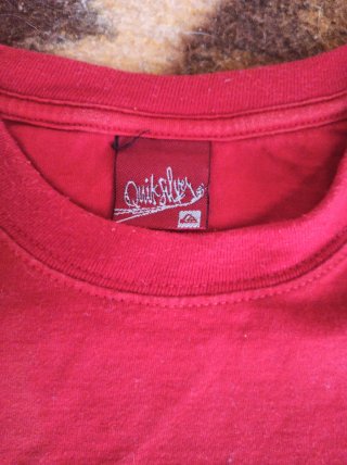 Camiseta Quiksilver Roja