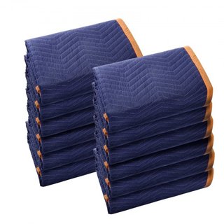 Tovaglie mobili, 203,2 x 182,9 cm, peso 15,9 kg/dz, 12 confezioni, coperta da imballaggio professionale in tessuto non tessuto e cotone riciclato, robusti tamponi mobili per proteggere...