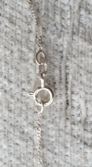 Collana Argento 925 con Rubino Naturale