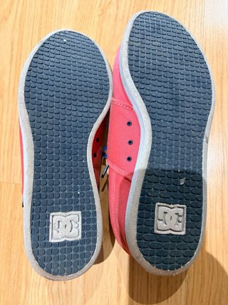 Zapatos náuticos DC Shoes lona coral