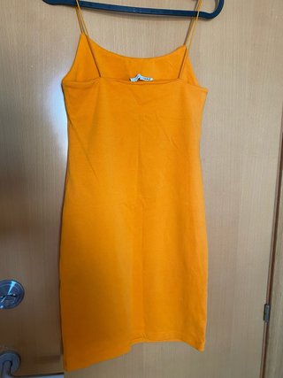 Vestido Zara Naranja Ajustado