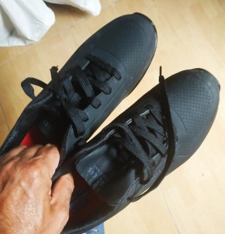 Zapatos Skechers Trabajo Negro Memory Foam